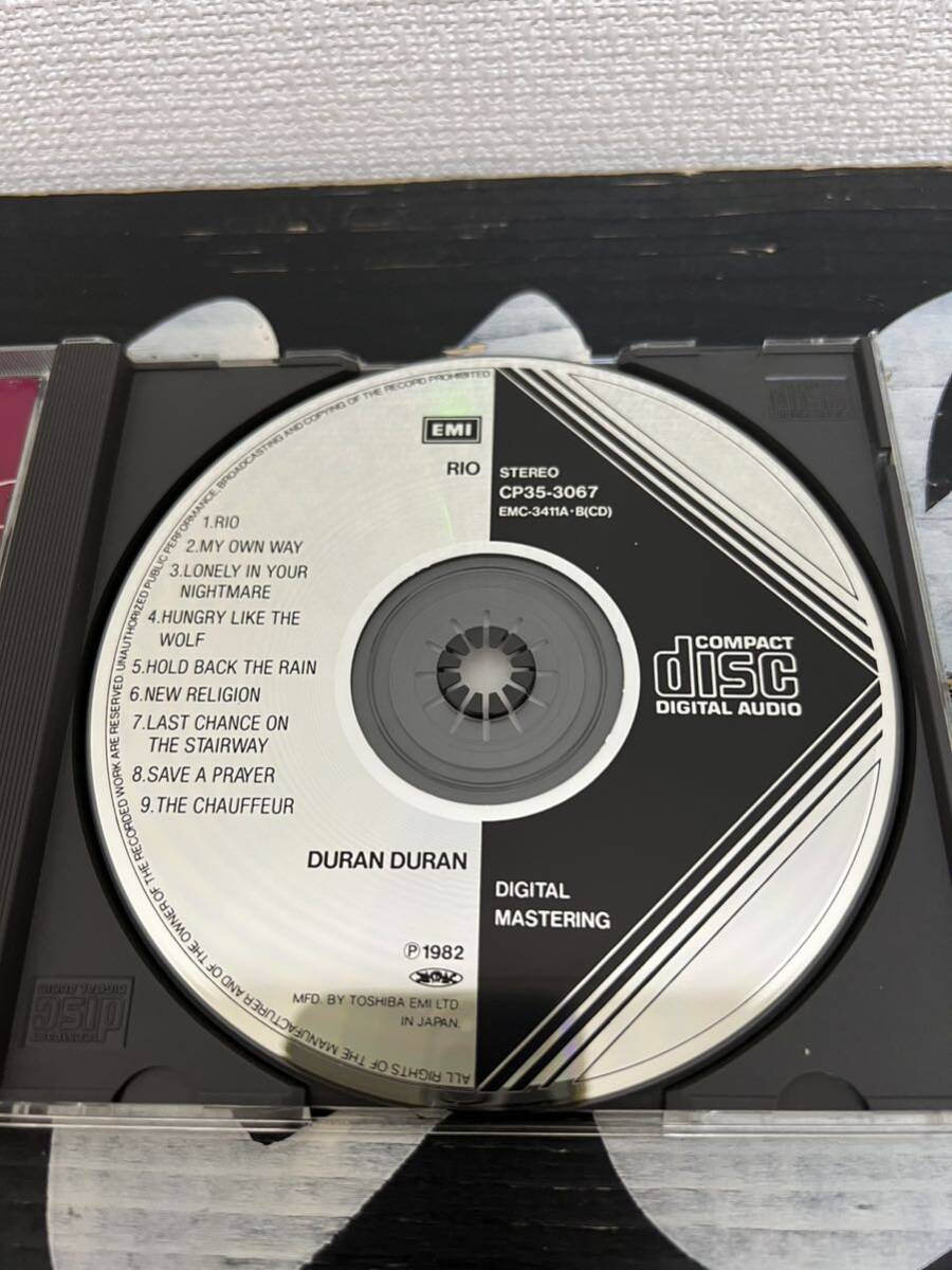 ※盤面美品【旧規格CD CP35-3067国内初回盤3500円】duran duran rio デュランデュラン リオ_画像4