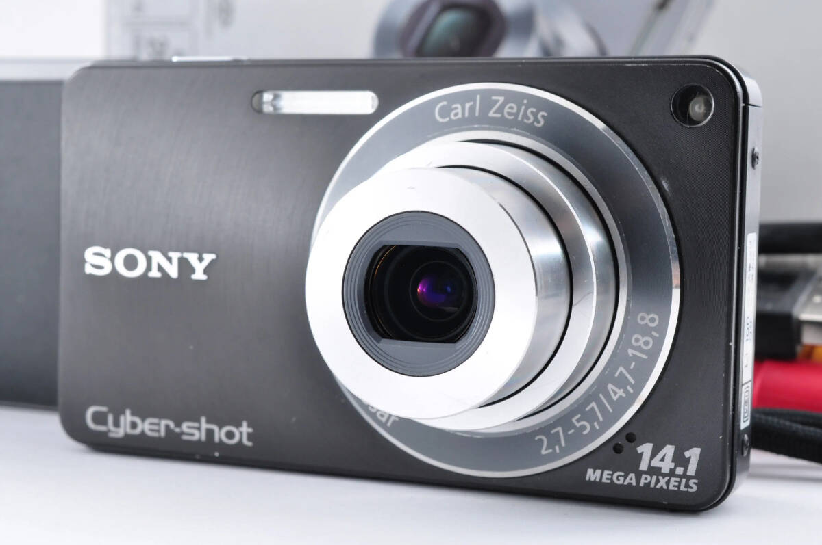 ソニー SONY デジタルカメラ Cybershot W350 ブラック DSC-W350_画像1