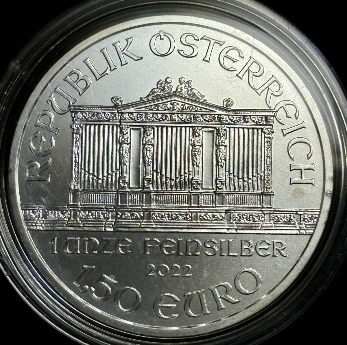 【オーストリア大型銀貨】(1オンス純銀 2022年銘 直径37mm)_画像2
