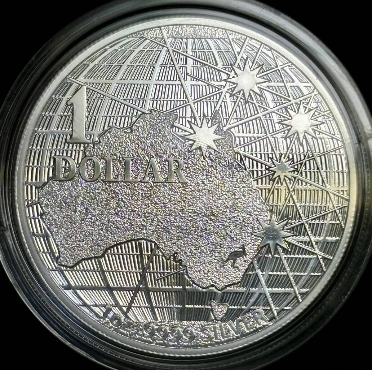 【オーストラリア大型銀貨】(1オンス純銀 2020年 直径40mm プルーフ)_画像1