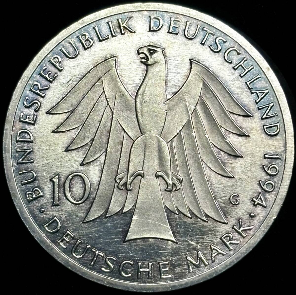 [ Германия серебряная монета ](1994 год .15.5g диаметр 32.5mm)