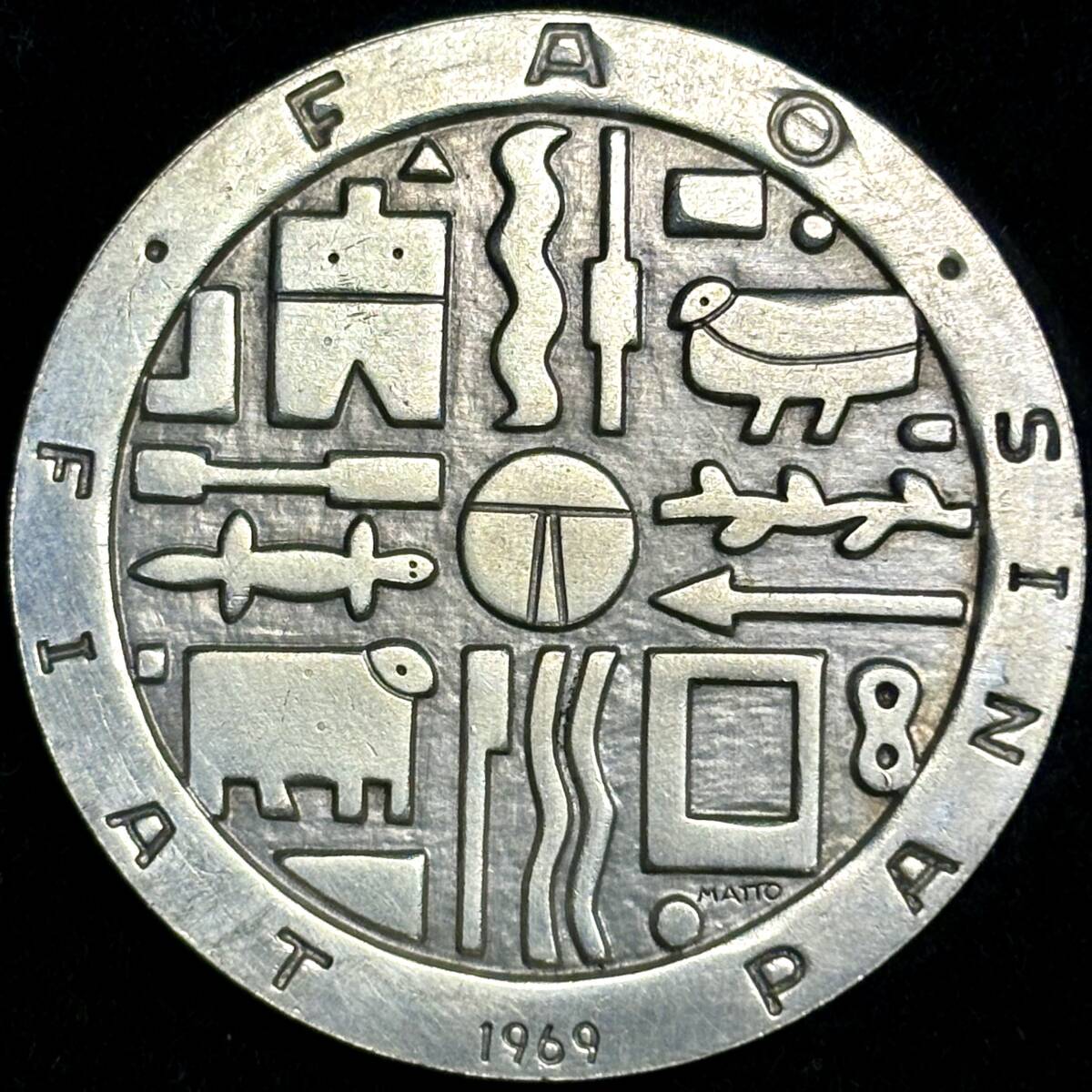 【ウルグアイ大型銀貨】(1969年銘 25.0g 直径37mm)の画像2