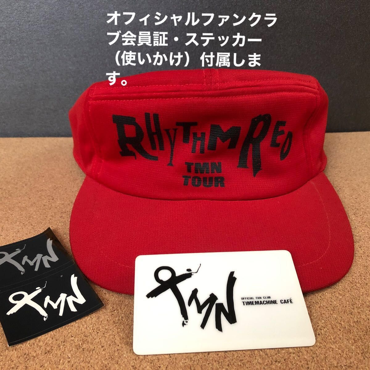 【TMnetwork】TMN RHYTHM RED TOURキャップ  