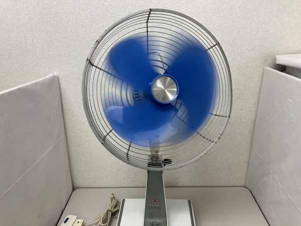 昭和レトロ National ナショナル PANACOOL ELECTRIC FAN 扇風機 30cm F-30KG 100V 通電OK【ジャンク品】の画像6