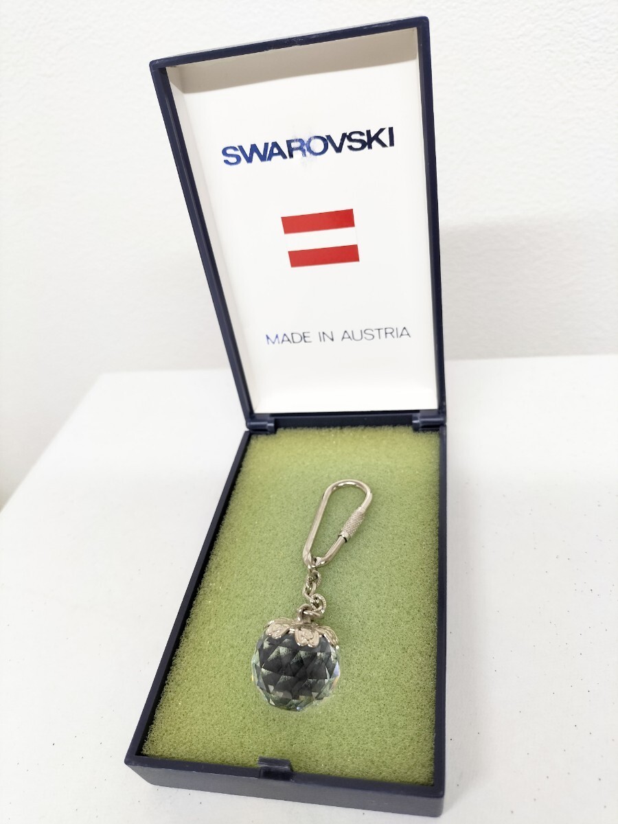 SWAROVSKI　スワロフスキー　クリスタルキーホルダー　ケース付き_画像1