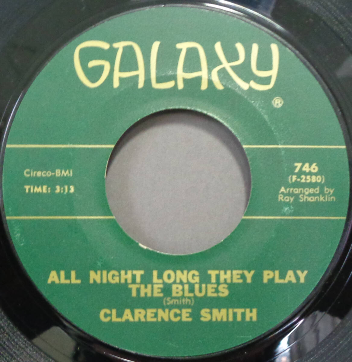 ▼BLUES 45▼　CLARENCE SMITH - ALL NIGHT LONG THEY PLAY THE BLUES / I DON'T LOVE YOU NO MORE (bs240514001)_画像1