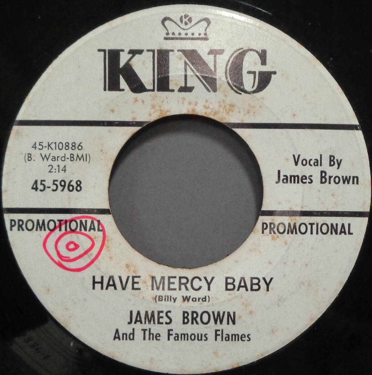 【SOUL 45】JAMES BROWN - HAVE MERCY BABY / JUST WON'T DO RIGHT (s240509033) _画像1