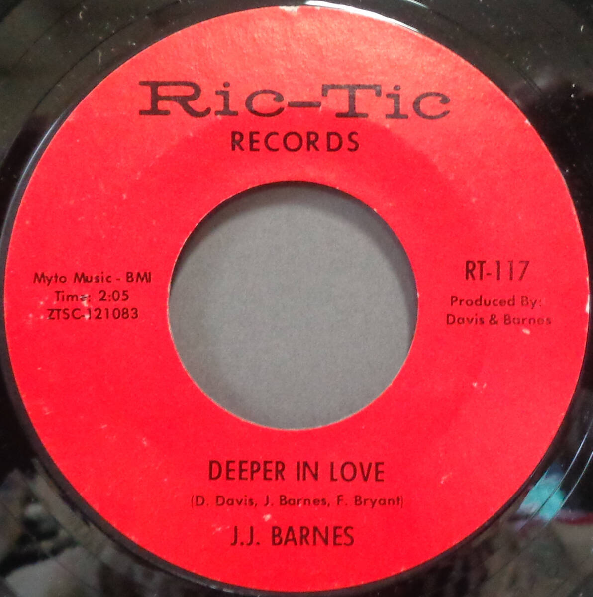 【SOUL 45】J.J. BARNES - DEEPER IN LOVE / SAY IT (s240512004) *northern soul_画像1