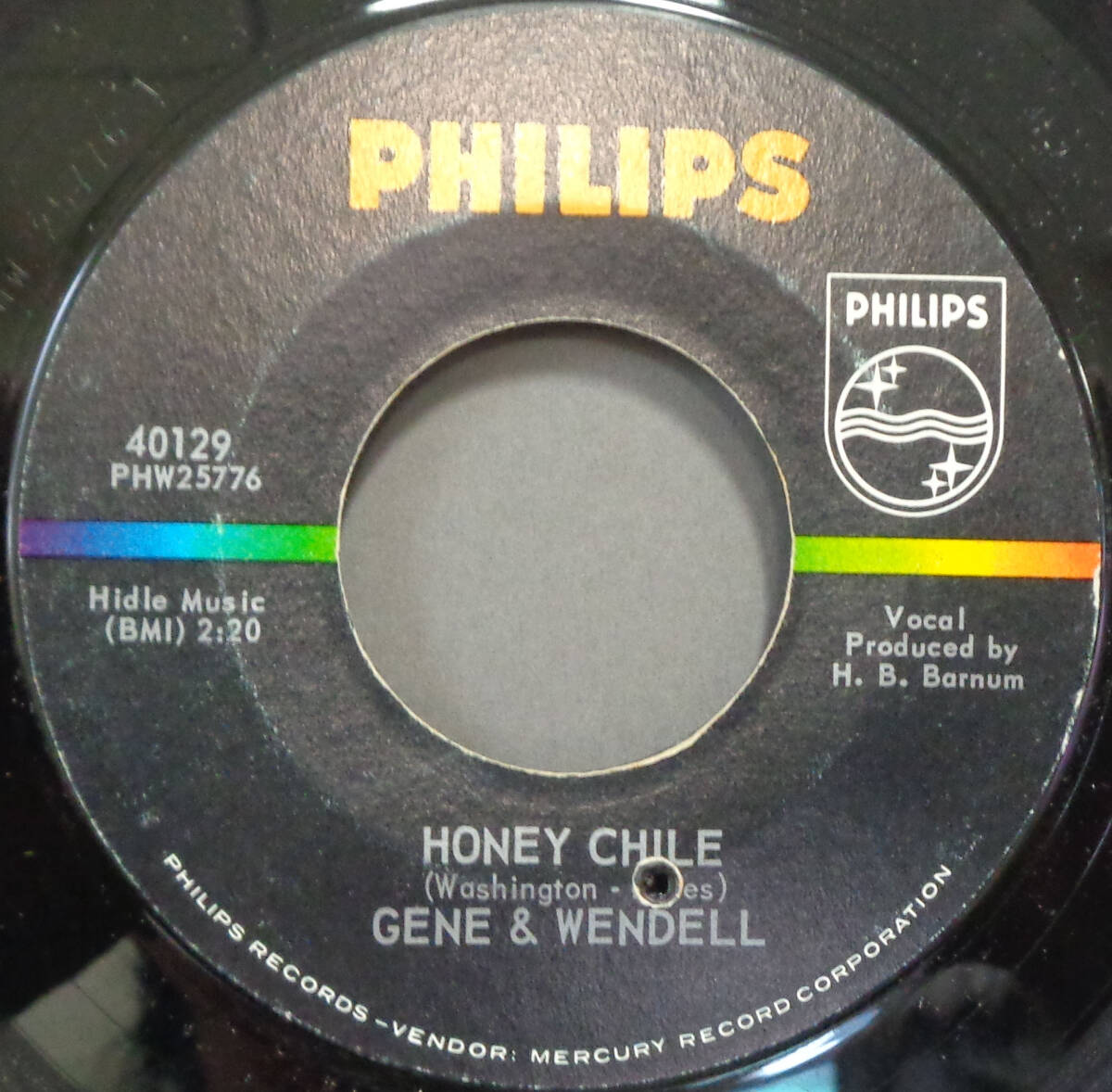【SOUL 45】GENE & WENDELL - HONEY CHILE / YOUR SISTER OR YOU (s240512037) _画像1