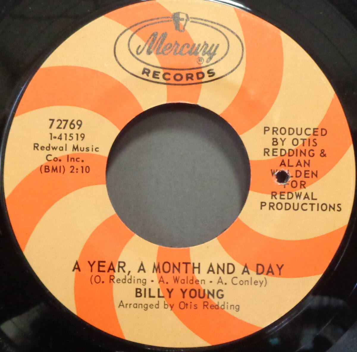 【SOUL 45】BILLY YOUNG - A YEAR,A MONTH,A DAY / LET THEM TALK (s240505039)の画像2
