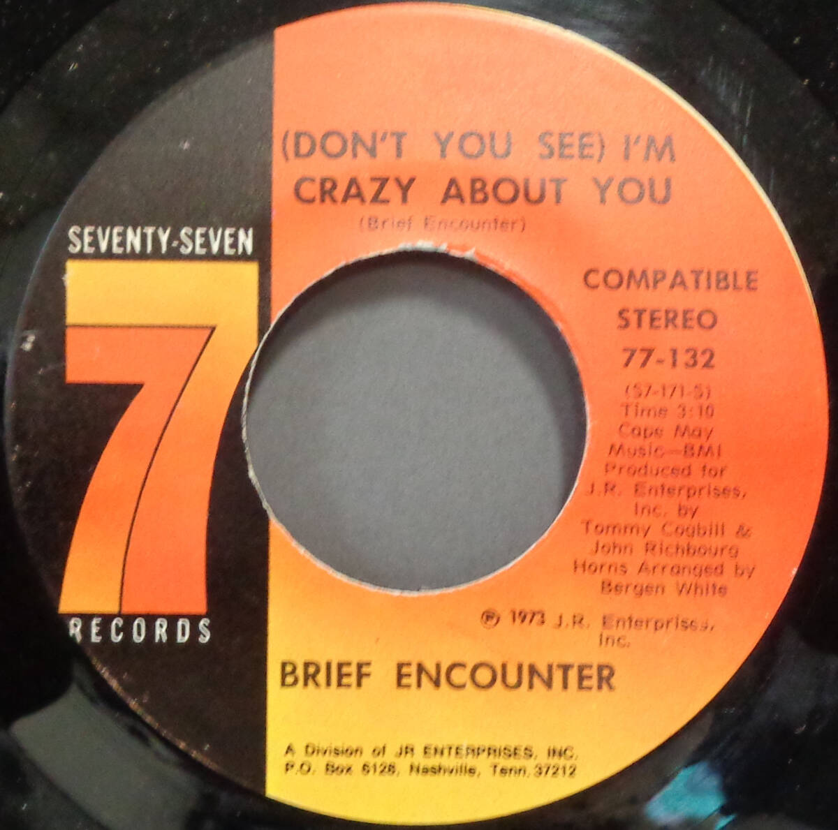 【SOUL 45】BRIEF ENCOUNTER - (DON'T YOU SEE) I'M CRAZY ABOUT YOU / WE'RE GOING TO MAKE IT (s240512008)_画像1