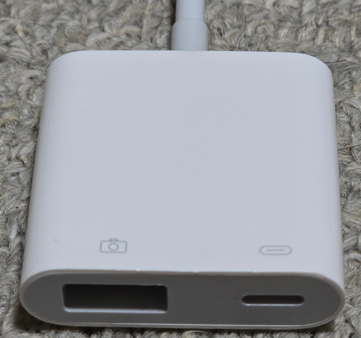 [純正２個セット] Lightning - USBカメラアダプタ USB 3カメラアダプタ Apple アップル A1440 A1619 MK0W2AM/A MD821AM/A iPhone iPad