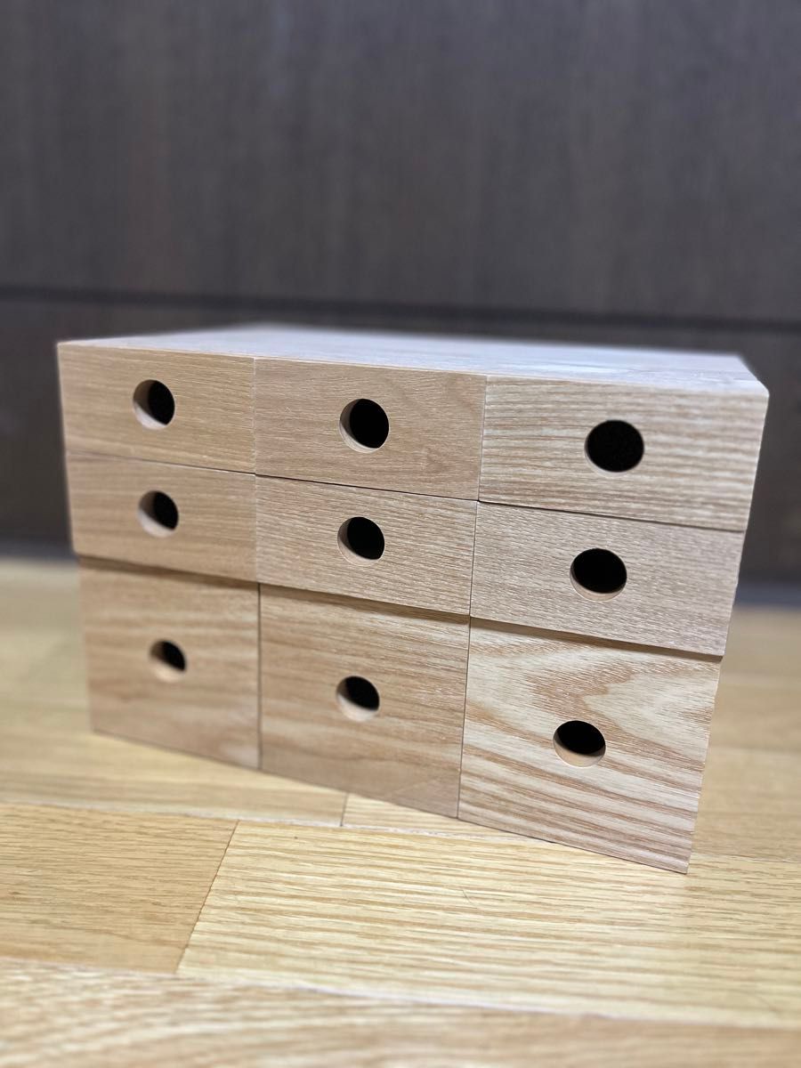 無印良品　木製小物収納６段　木製小物収納３段