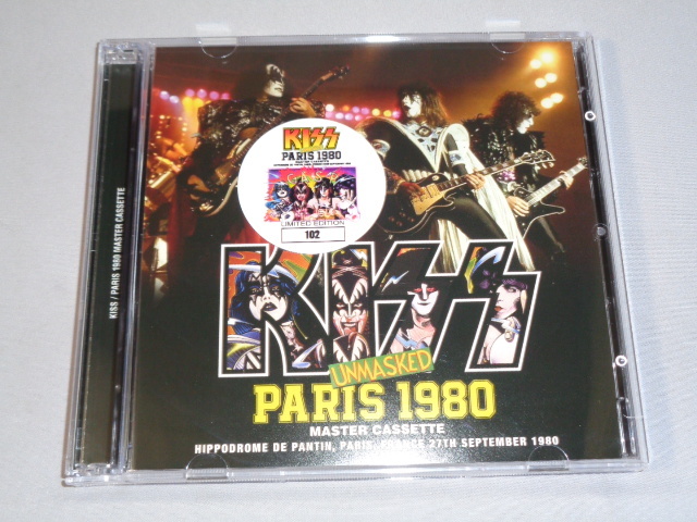 KISS/PARIS 1980 MASTER CASSETTE CD_画像1