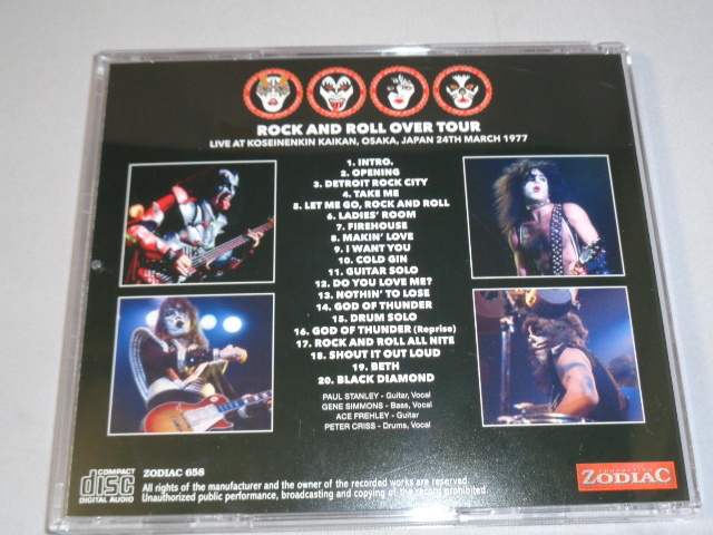 KISS/DEFENITIVE OSAKA 1977 1ST NIGHT 　CD_画像3