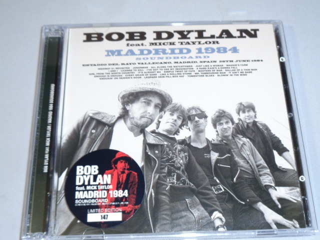 BOB DYLAN FEATURING MICK TAYLOR/MADRID 1984　2CD_画像1