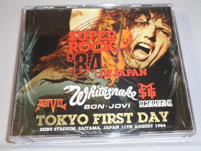 SUPER ROCK JAPAN　1984（MSG,SCORPIONS,BON JOVI, WHITESNAKE、ANVIL）TOKYO　FIRST DAY　4CD_画像1