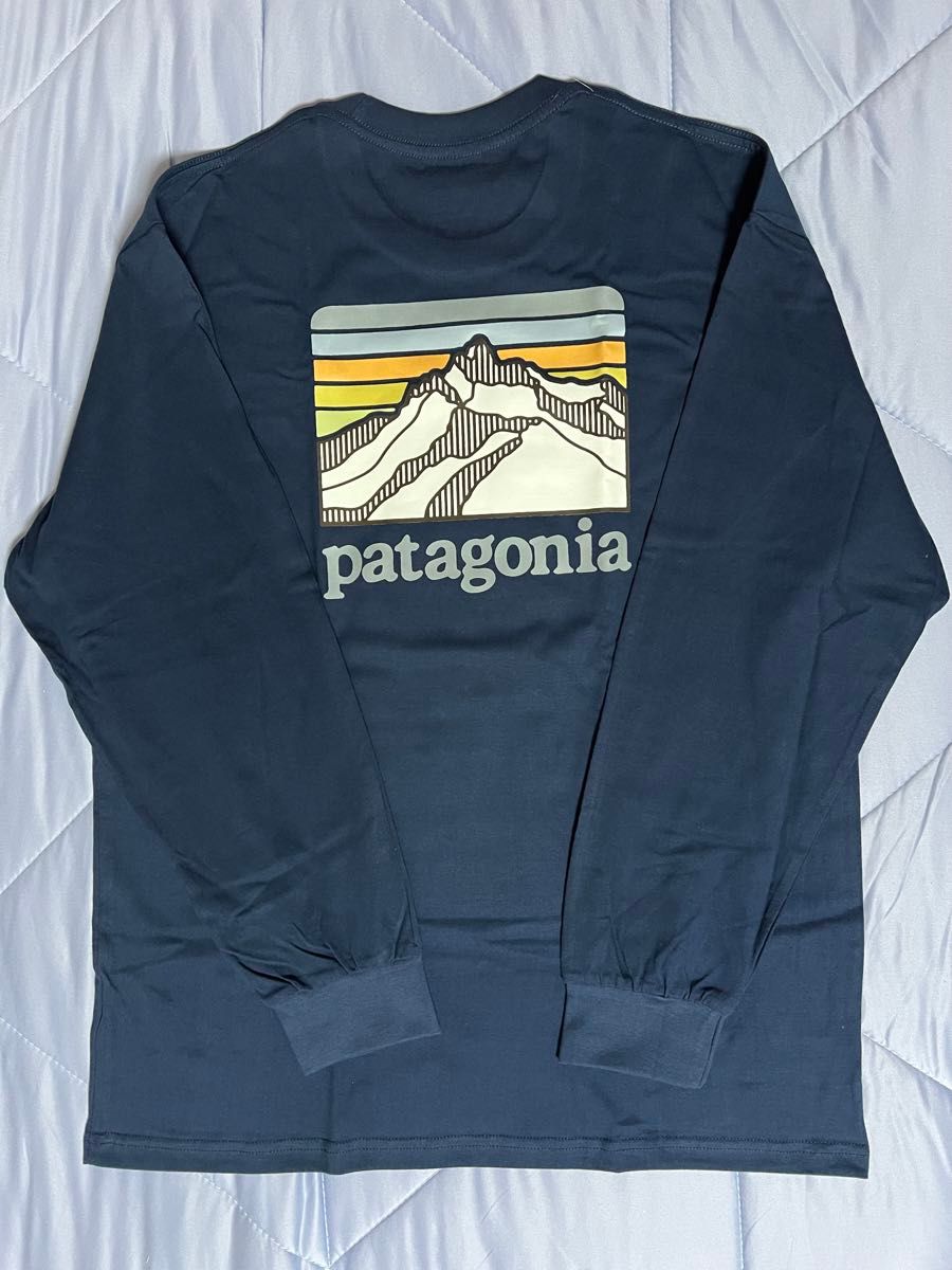 ネイビーLサイズ パタゴニア patagonia 長袖ロングTシャツ