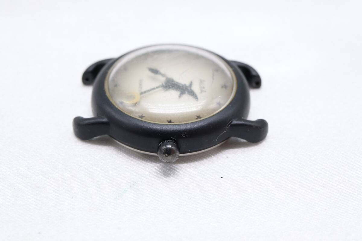 【W143-24】動作品 電池交換済 SEIKO ALBA セイコー アルバ 魔女 腕時計 フェイスのみ Y131-6150 レディース【送料全国一律185円】_画像4