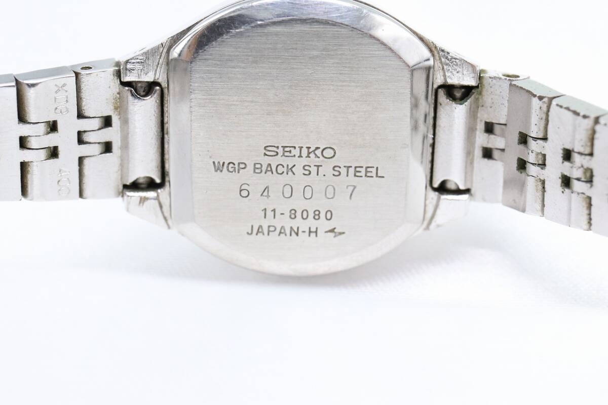 【W143-39】動作品 SEIKO セイコー 21石 手巻き 腕時計 11-8080 レディース【送料全国一律185円】_画像7