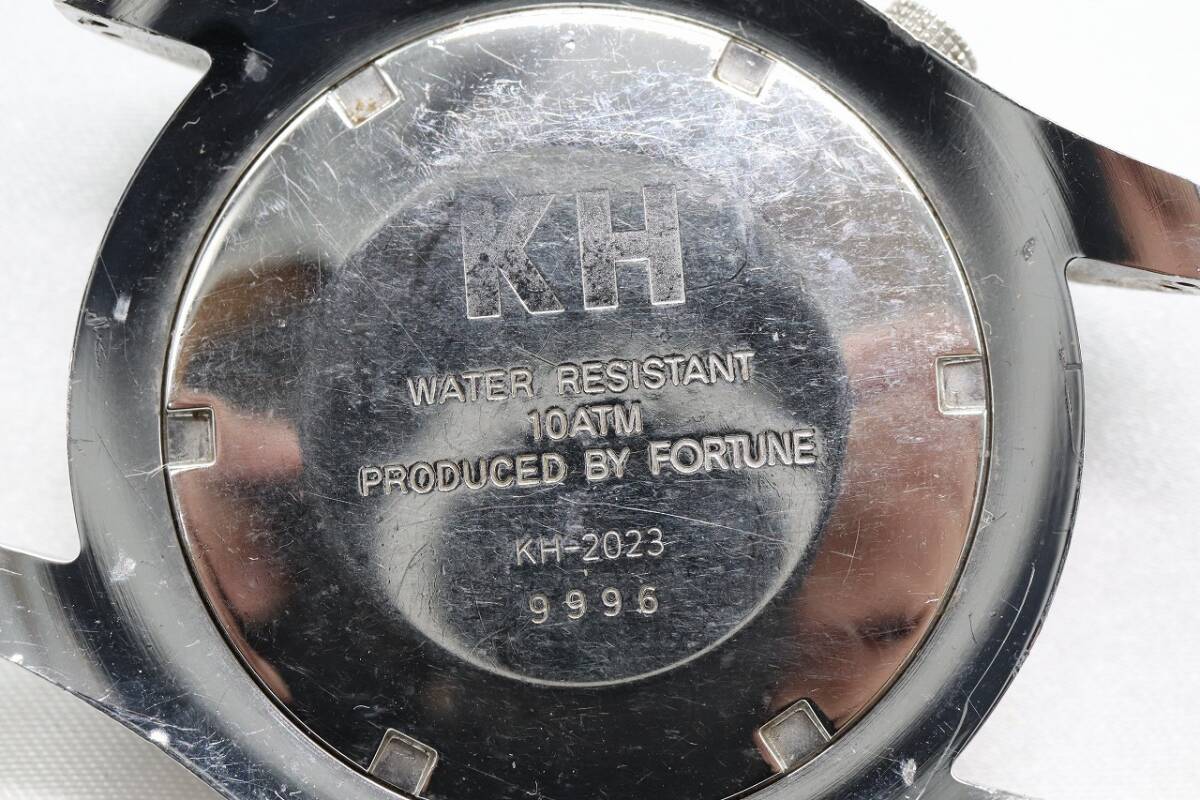 【W144-57】動作品 電池交換済 KATHARINE HAMNETT キャサリンハムネット クロノグラフ 腕時計 フェイスのみ KH-2023 メンズ_画像7