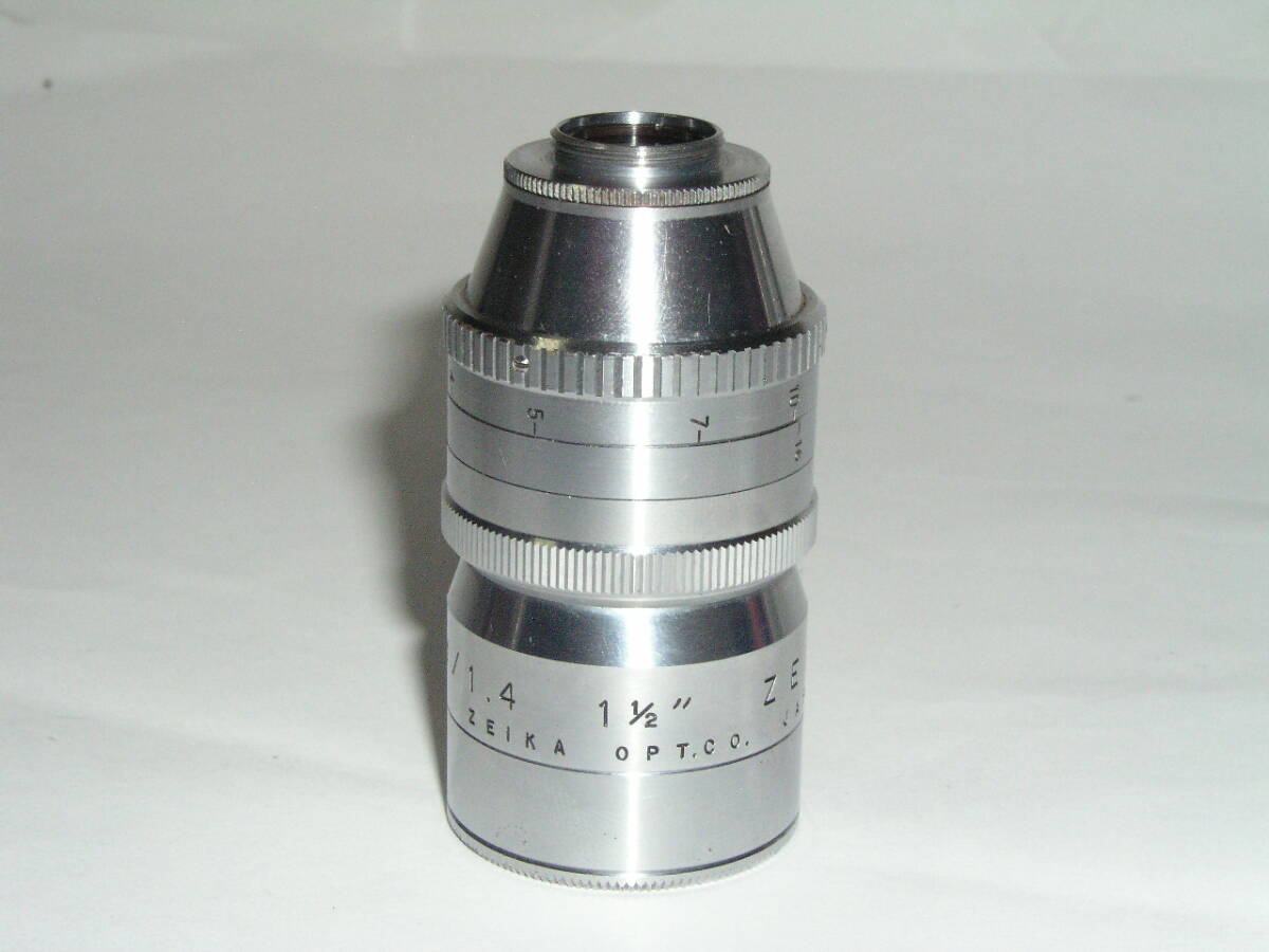 6232* ZEIKA Cine Tele f/1.4 1 1/2 &#34; -inch (38mm) ZEIKA OPT.C.O. JAPAN,D mount sine lens *