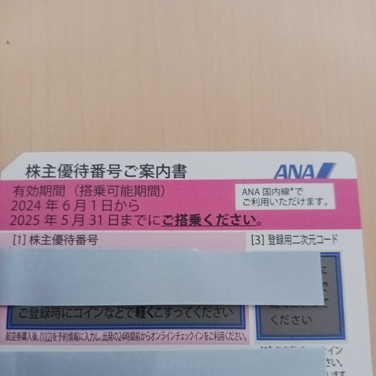 ANA 株主優待券最新版×4枚&ANAグループ優待券×2冊セット_画像3