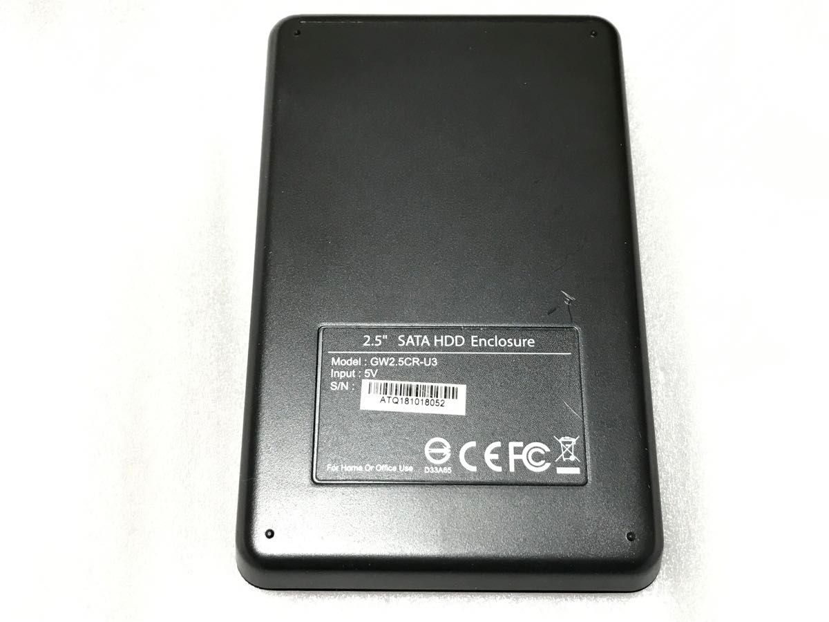 玄人志向 GW2.5CR-U3 SATA SSD/HDD 2.5型 ケース