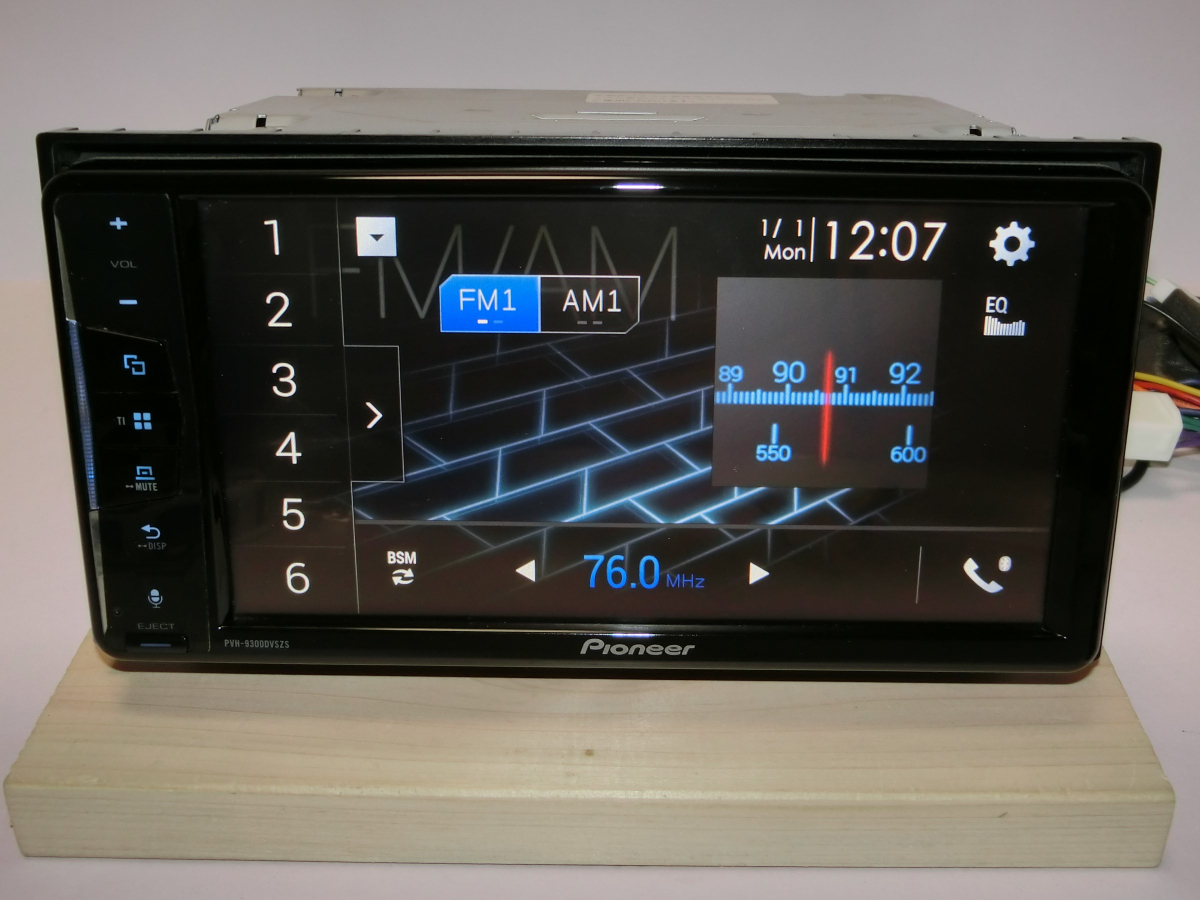 スズキ純正 Pioneer PVH-9300DVSZS 7型ワイドディスプレイ CD DVD Bluetooth USB Apple CarPlay対応 ディスプレイオーディオ の画像5