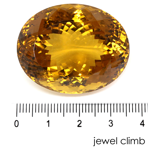 コニャック・シトリン宝石ルース１３６．３４ＣＴ_画像6