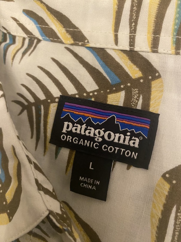 【美品】Patagonia　パタゴニア　半袖シャツ　メンズ　Lサイズ　オーガニックコットン_画像3