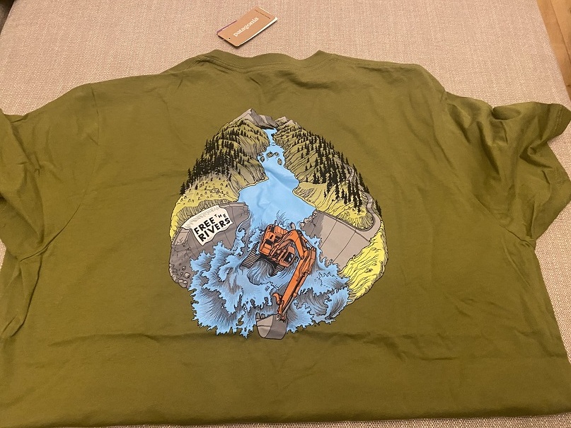 【新品未使用】Patagonia　パタゴニア　メンズ　Tシャツ　Lサイズ　※海外限定色、レア_画像4