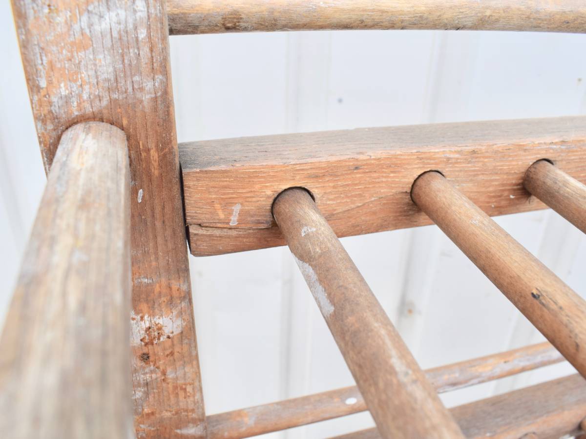  antique wood beige The Cars rack bread beige ka Lee storage early american in dust real Vintage Cart 