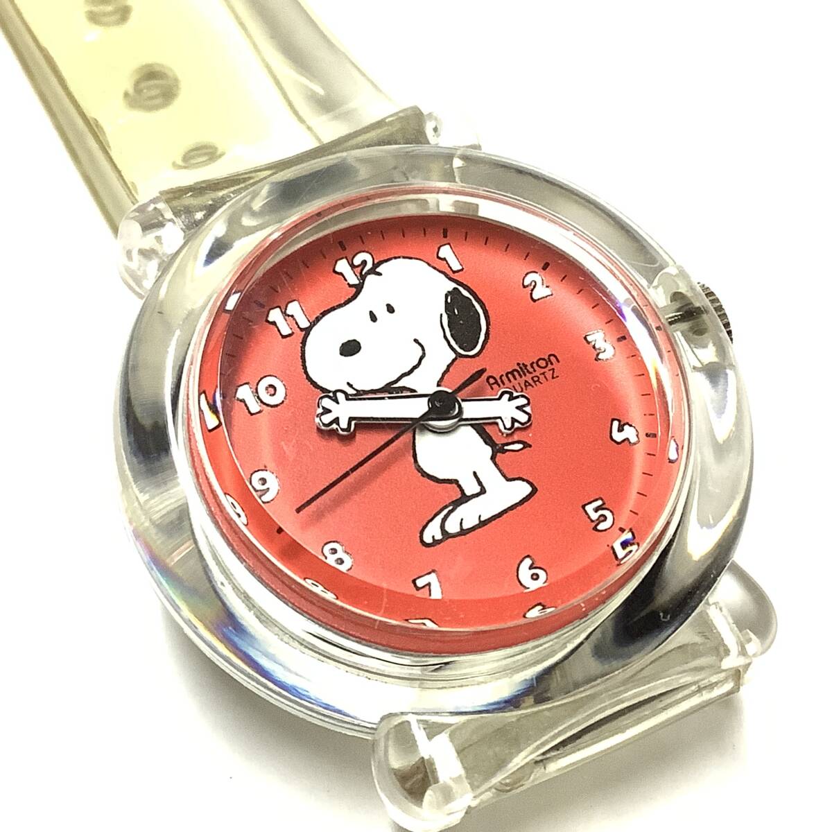 【激レア！レトロ、電池交換済み】Armitron社製 ピーナッツ スヌーピー 腕時計 キャラクターウォッチ _画像3