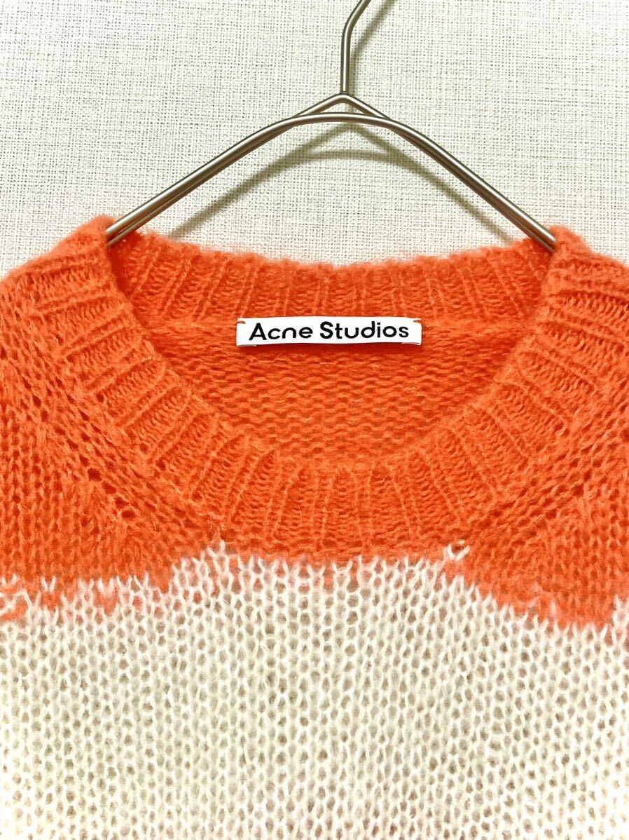アクネ ストゥディオズ acne studios ウール ボーダー ダメージ アクネ ストゥディオズ acne studios ウール ボーダー ダメージ