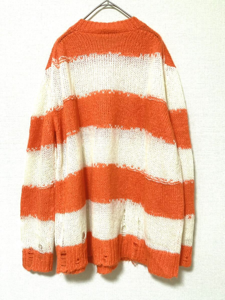 アクネ ストゥディオズ acne studios ウール ボーダー ダメージ アクネ ストゥディオズ acne studios ウール ボーダー ダメージ