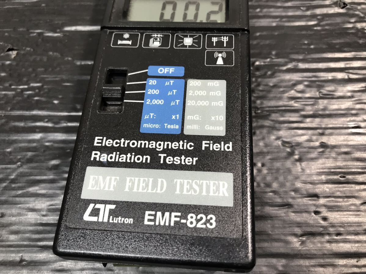 051003 マザーツール 電磁波測定器 EMF-823 ガウスメーター デジタル電磁界強度テスタ_画像3