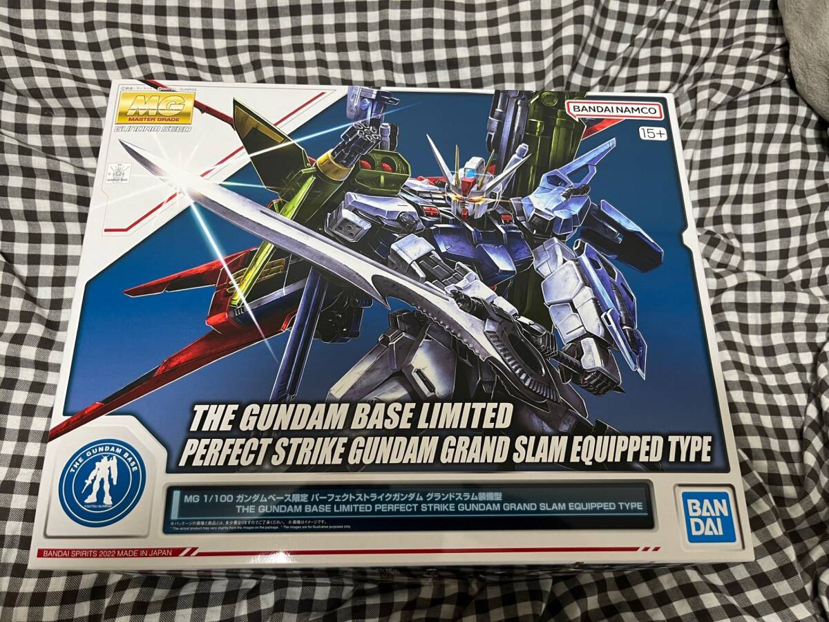 【同梱可能新品】MG 1/100 ガンダムベース限定 パーフェクトストライクガンダム グランドスラム装備型_画像1