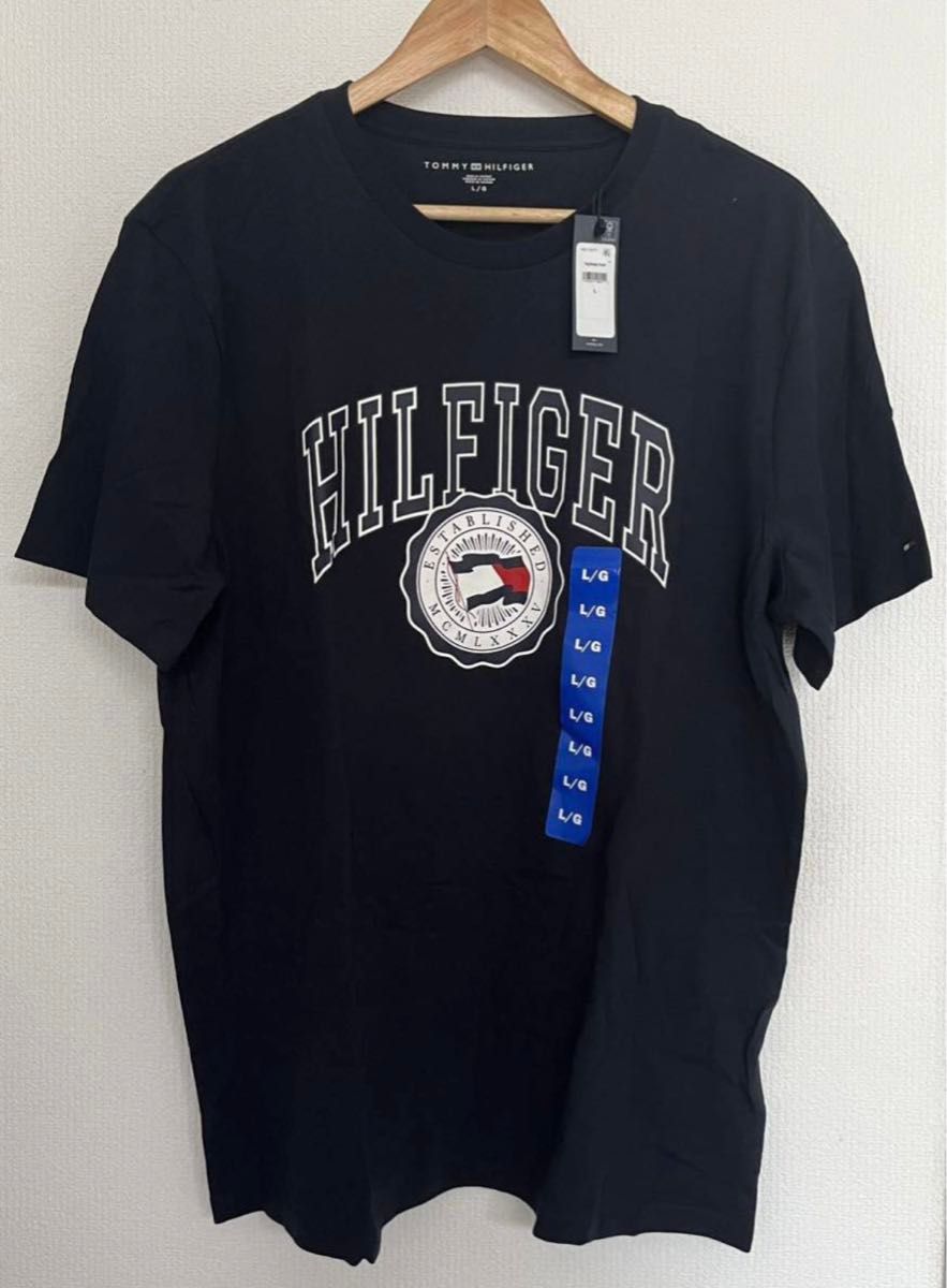 新品 トミーヒルフィガー TOMMY HILFIGER　メンズ　Tシャツ L 紺2