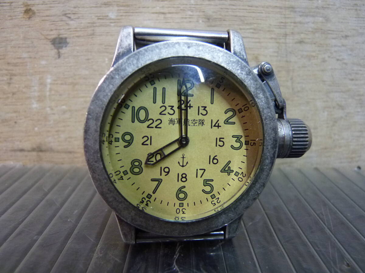（Nz052585）海軍航空隊　レプリカ 腕時計　ジャンク！_画像5