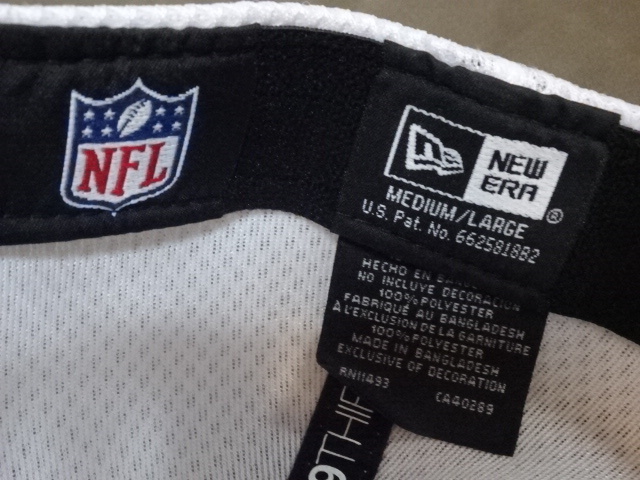 USA購入【NEWERA】【39THIRTY】 NFLアメフト ダラス カーボーイズ【Dallas Cowboys】★ロゴマーク付キャップ（M-L）ホワイト_画像9