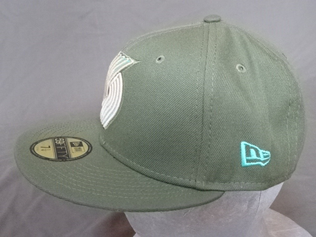 USA購入【NEWERA】【59FIFITY】NBAバスケ ポートランドトレイルブレイザーズ【Portland Trail Blazers】ロゴ刺繍入りキャップ(7 1/4)_画像3