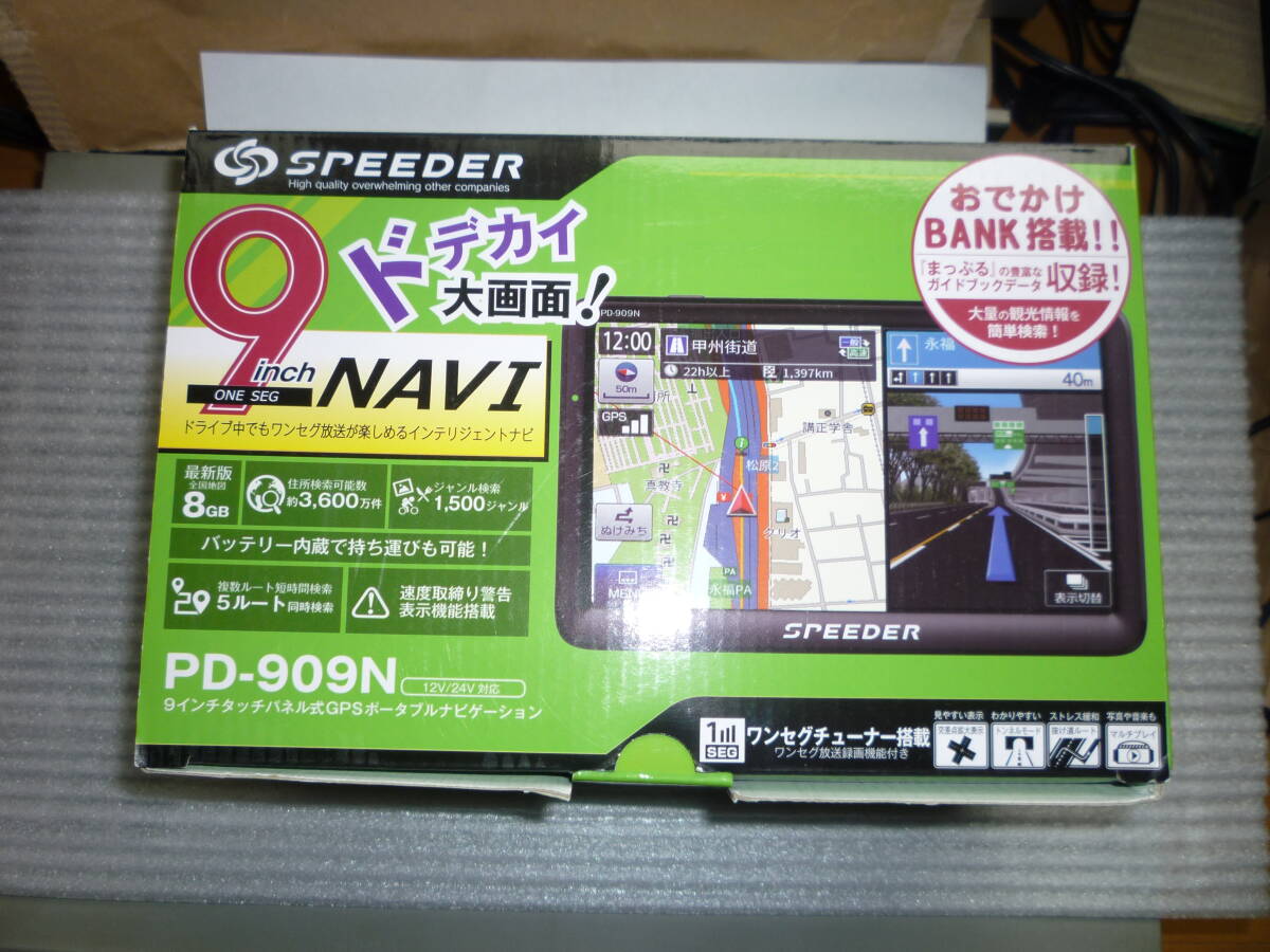  портативный navi SPEEDER PD-909N не использовался хранение товар 