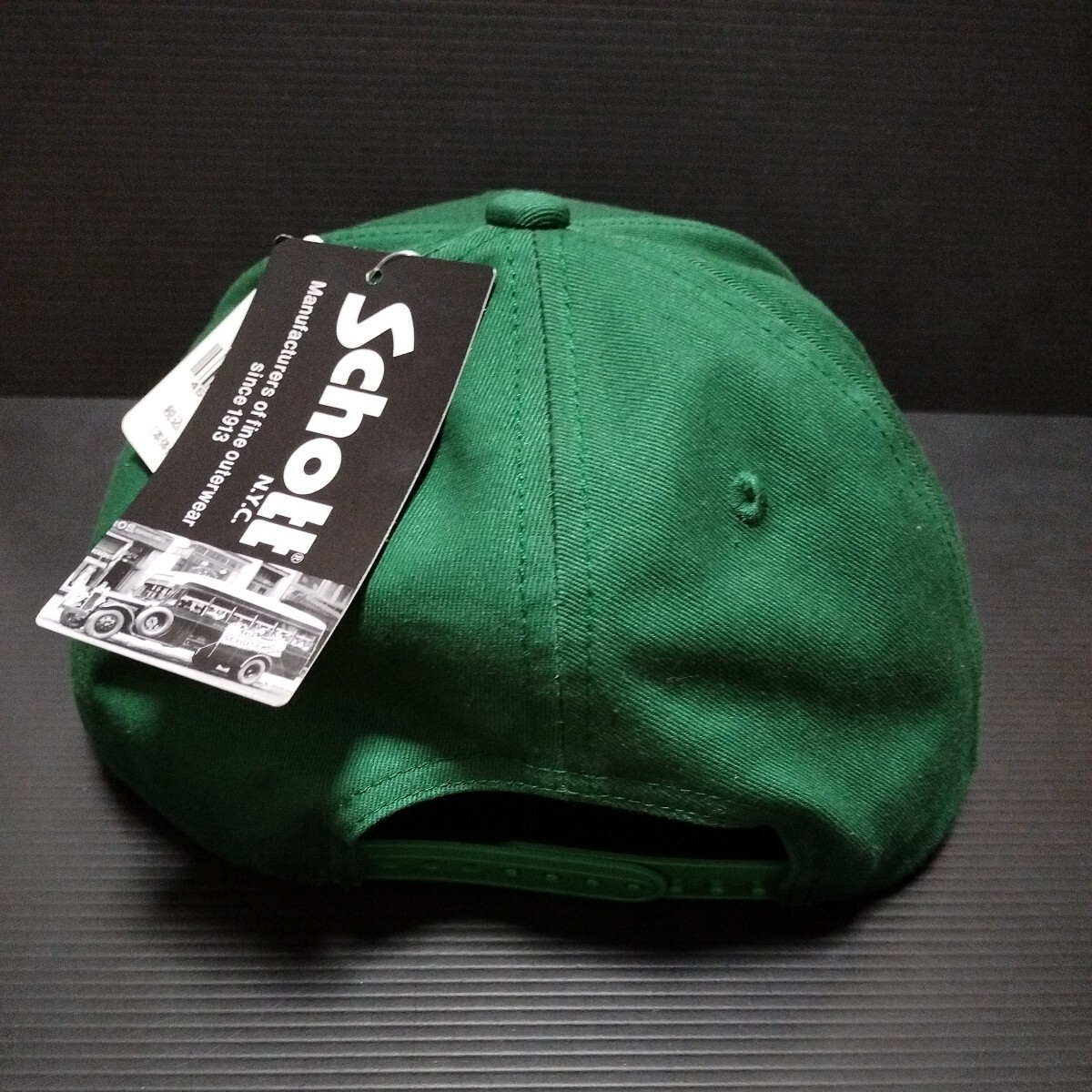● Schott「グリーン キャップ」刺繍　帽子　ショット　緑_画像7