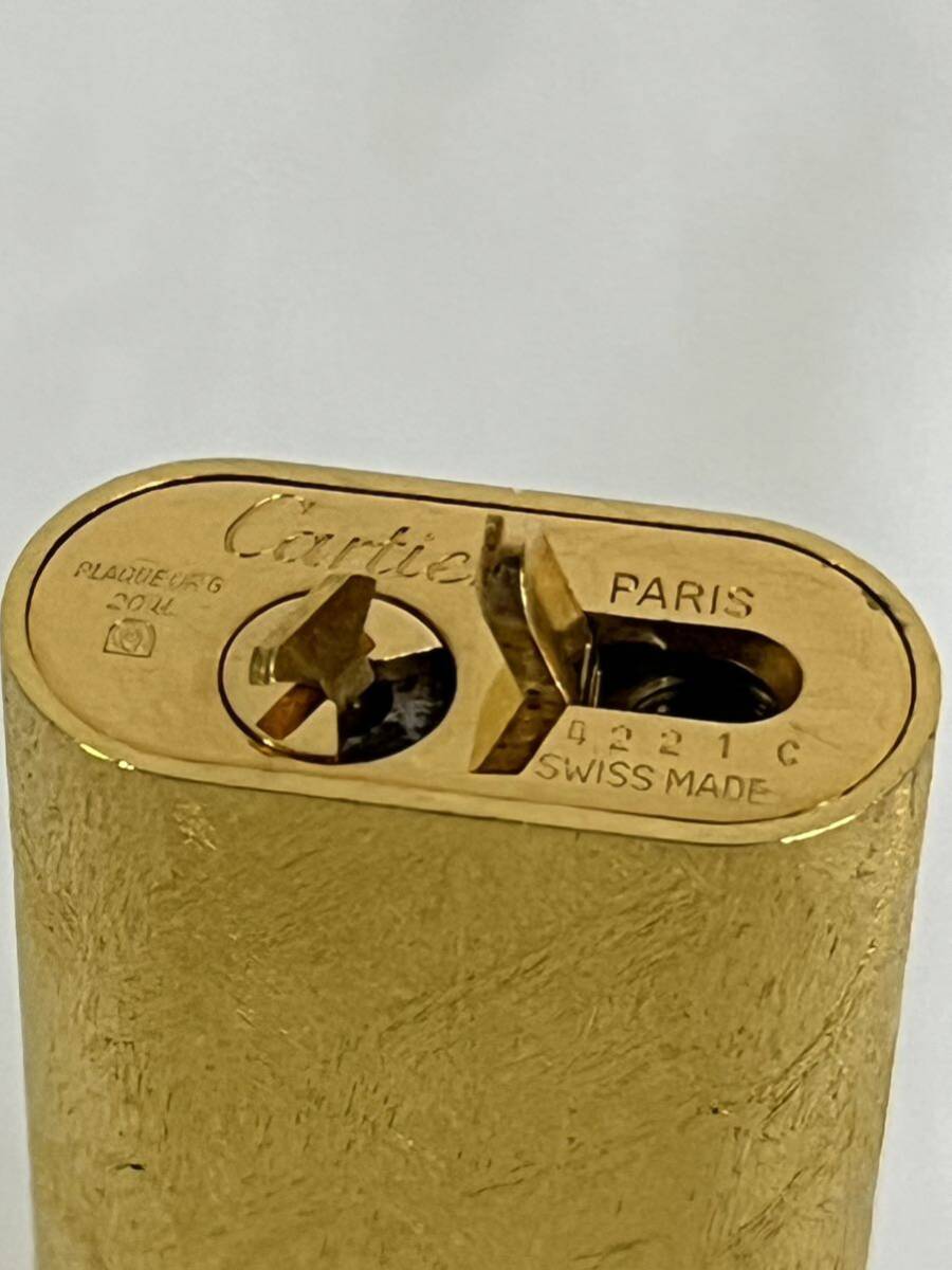 Cartier ライター ゴールド 喫煙グッズ 喫煙具 ガスライター カルティエ ゴールドカラー 20m_画像6