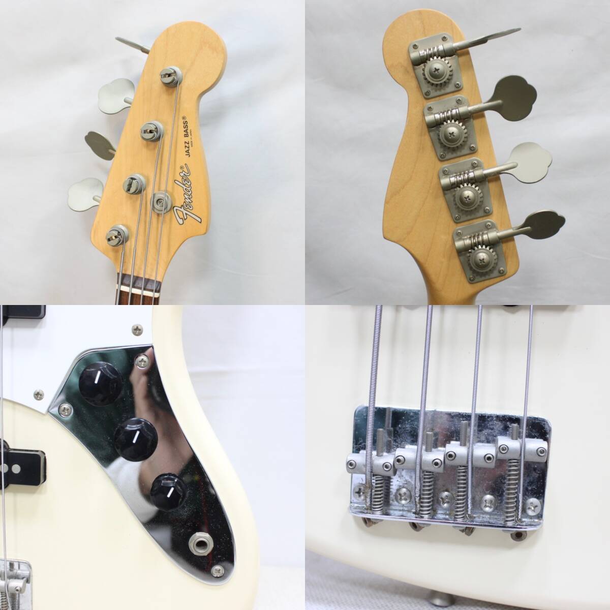 Fender fender JAZZ BASS Jazz base MADEIN JAPAN JB-40 white 1993-1994 Fujigen made ( control ID:573)