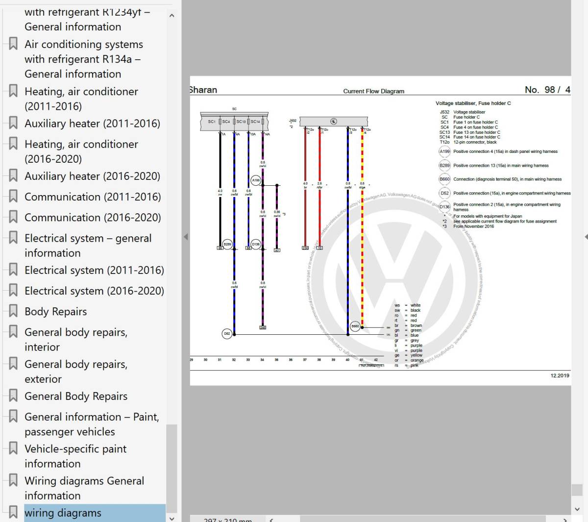 フォルクスワーゲン シャラン 2011-2020 ファクトリーワークショップマニュアル 整備書 配線図 SHARAN サービスリペアマニュアル_画像3