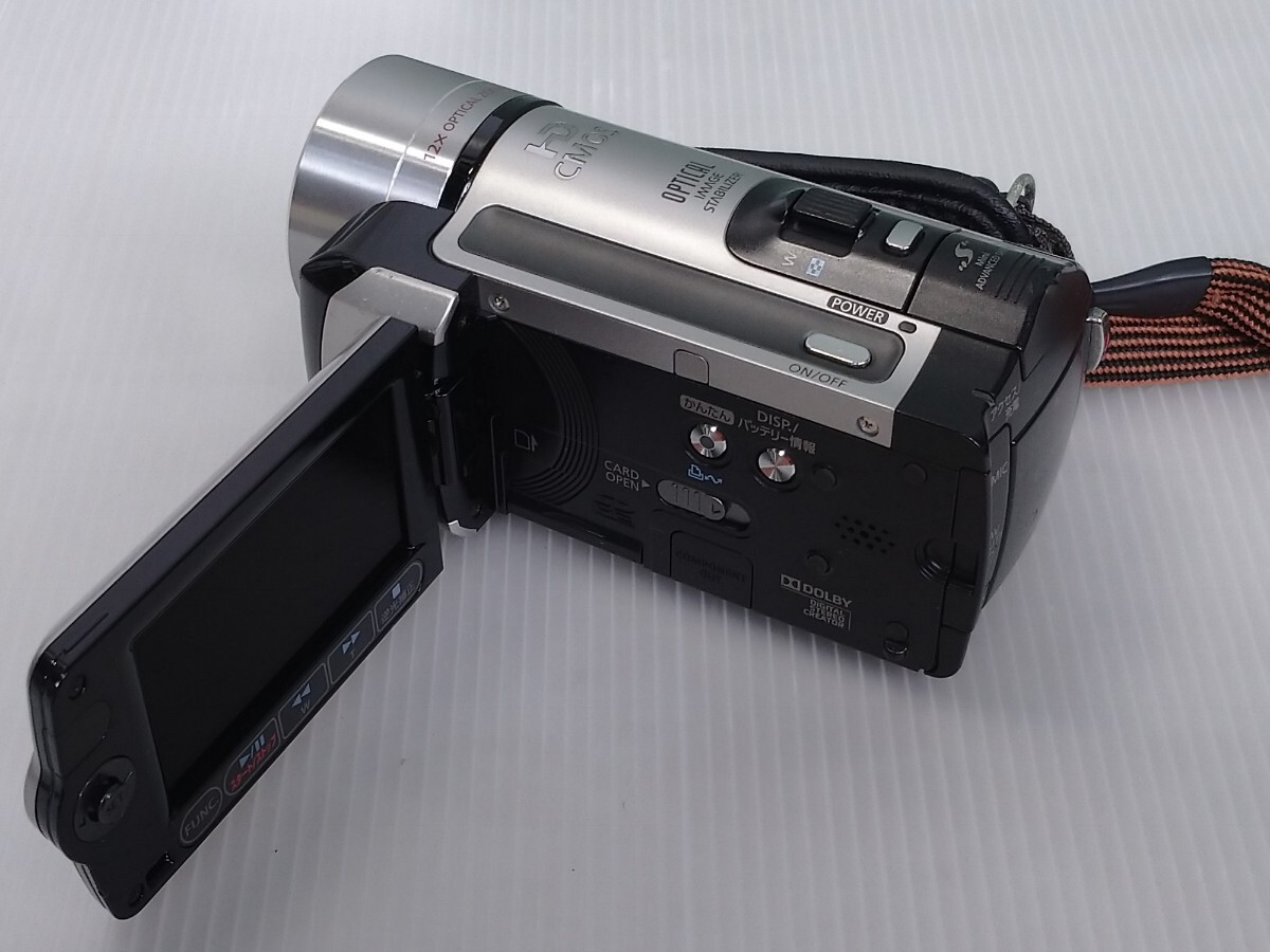 「送料無料」○ Canon キャノン HD iVIS HF11 ビデオカメラ ACアダプター 2008年製 通電のみ確認済み ジャンク品 _画像6