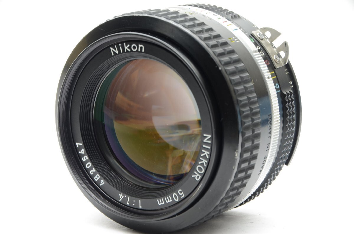 ニコン Nikon Ai NIKKOR 50mm F1.4 マニュアルフォーカス一眼レフ用レンズ_画像6