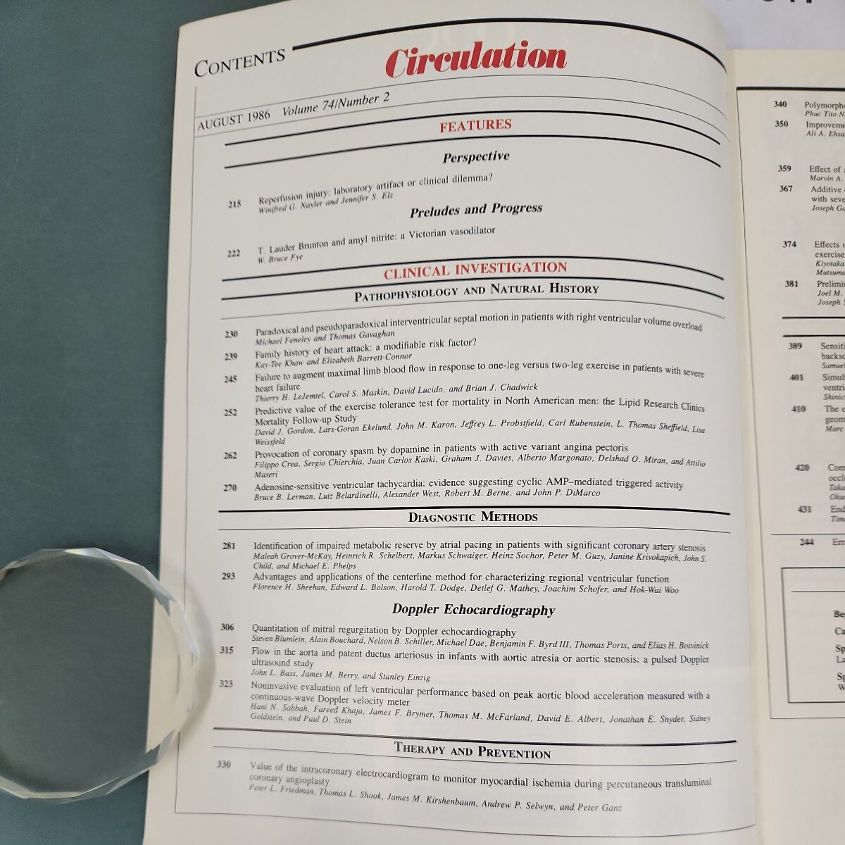 E03-047 Circulation American Heart Association Vol. 74, No. 2, 215-441 August 1986 書き込み 乱丁あり - 医学一般 E03-047 Circulation American Heart Association Vol. 74, No. 2, 215-441 August 1986 書き込み 乱丁あり - 医学一般